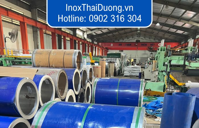 Inox 316L dạng cuộn 2mm khổ 1500 cắt theo yêu cầu từ Inox Thái Dương, chất lượng cao, thuộc chủ đề cuộn inox.