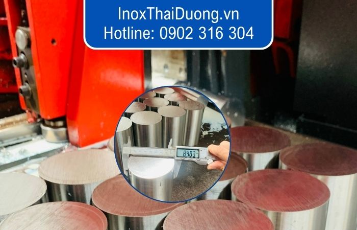 Gia Công Cưa Láp Inox 316L Theo Yêu Cầu - Inox Thái Dương