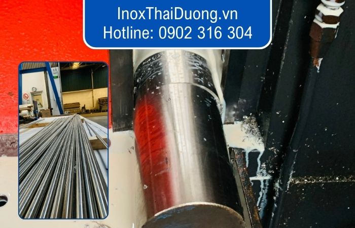 Láp đặc inox 304 sử dụng trong cơ khí - thuộc chủ đề láp inox từ Inox Thái Dương