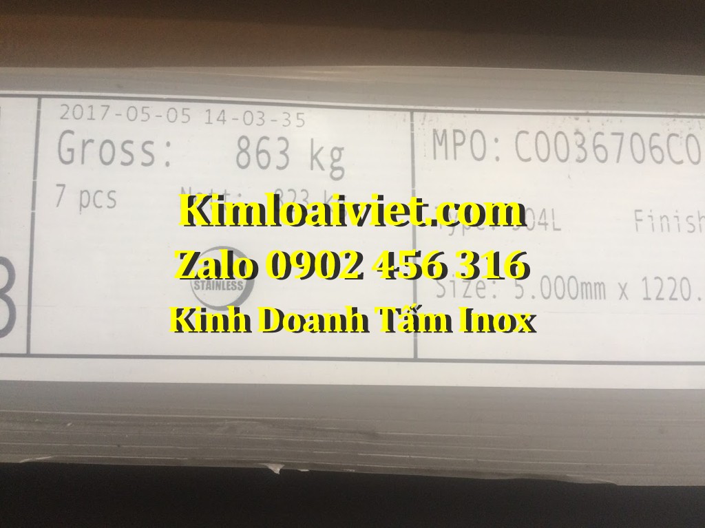Inox 2083 Tấm 1.8mm