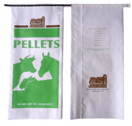 White paper PP woven bag